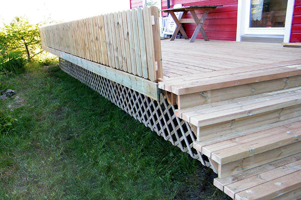 Bygging av terrasse Egersund