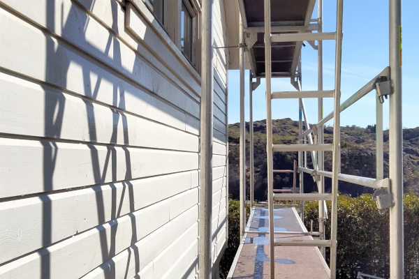 Utvendig maling av hus i Egersund utført av profesjonell maler