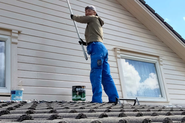 Utvendig maling av hus i Sandnes utført av profesjonell maler